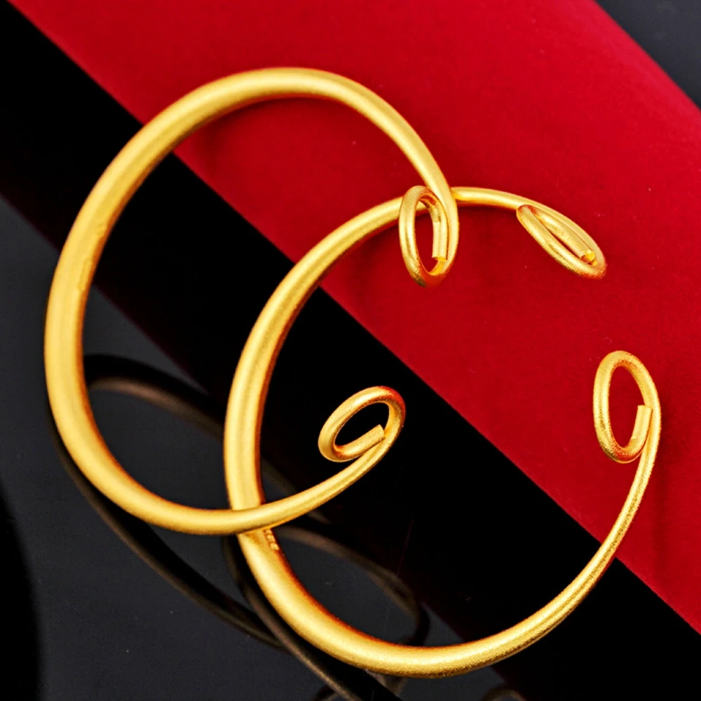 2 Pieces Smooth Simple Style Womens Mens Cuff Bangle Couple Jewelry Yellow Gold Filled Love Symbol Solid Bracelet Set
2 Pieces Smooth Simple Style Womens Mens Cuff Bangle Couple Jewelry Yellow Gold Filled Love Symbol Solid Bracelet Set