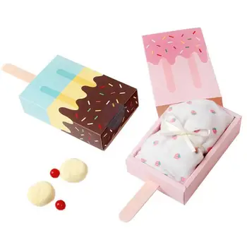 6pcs Ice Cream Shape Wedding Favor Box Cartoon Treat Boxes DIY Packaging Gift Candy Bags for Baby Shower Birthday Party Supplies 
6pcs Ice Cream Shape Wedding Favor Box Cartoon Treat Boxes DIY Packaging Gift Candy Bags for Baby Shower Birthday Party Supplies