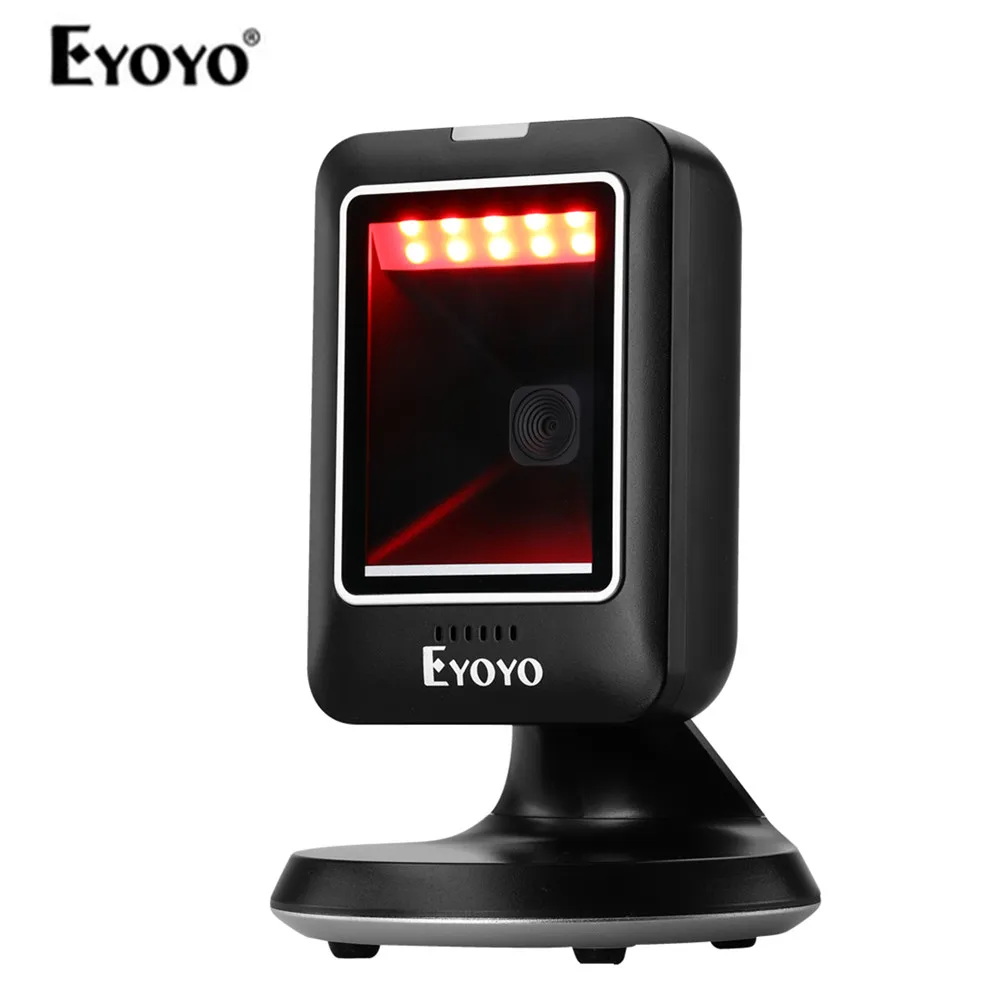 Eyoyo 2D 1D Desktop Barcode Scanner Platform Scanner Automatic Sensing Scanning POS PC USB Wired Barcode Reader
Eyoyo 2D 1D Desktop Barcode Scanner Platform Scanner Automatic Sensing Scanning POS PC USB Wired Barcode Reader