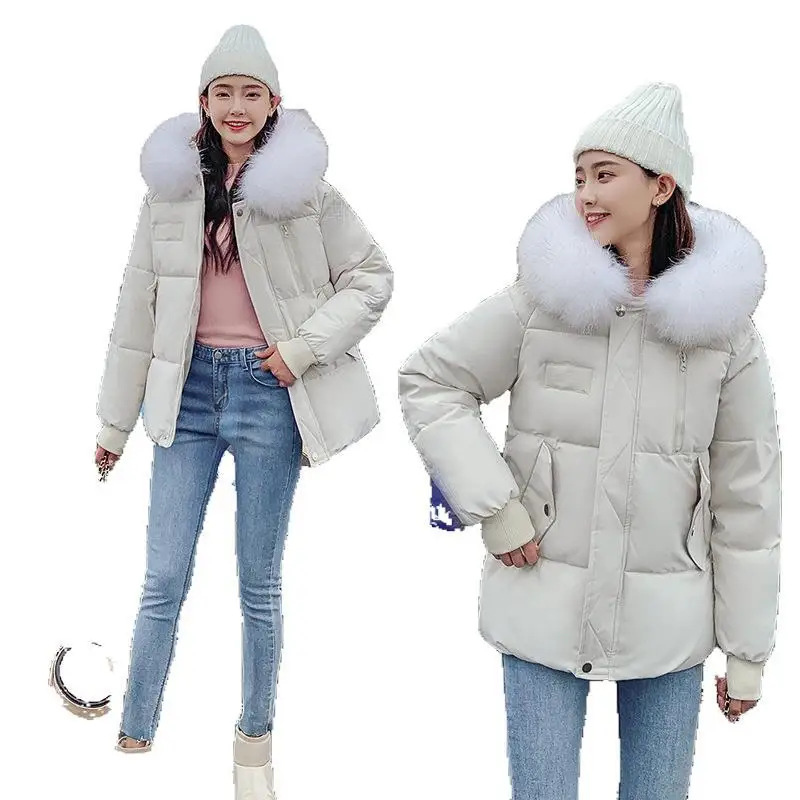 Short Cotton Coat Women's 2019 Autumn And Winter New Style Korean-style Slim Fit Hooded down Jacket Cotton-padded Clothes Fashio 
Short Cotton Coat Women's 2019 Autumn And Winter New Style Korean-style Slim Fit Hooded down Jacket Cotton-padded Clothes Fashio