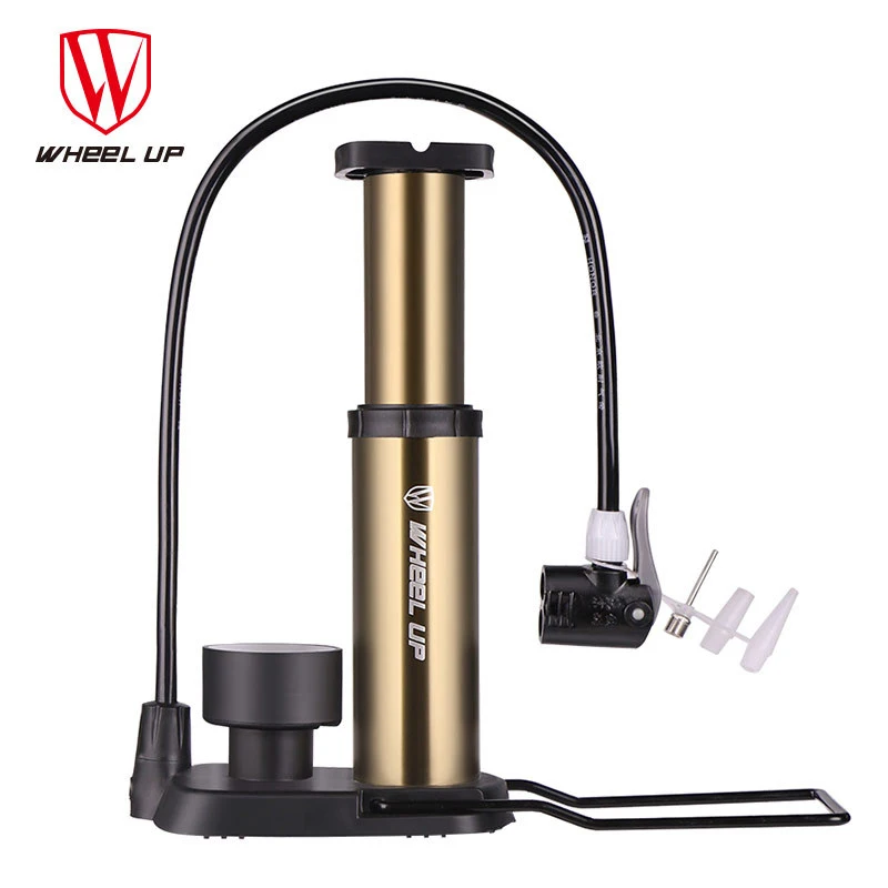 Wheelup Bike Pump 160 PSI Air Inflator Foot Electric Scooter Bicycle With Pressure Gauge Portable 50cm | Спорт и развлечения