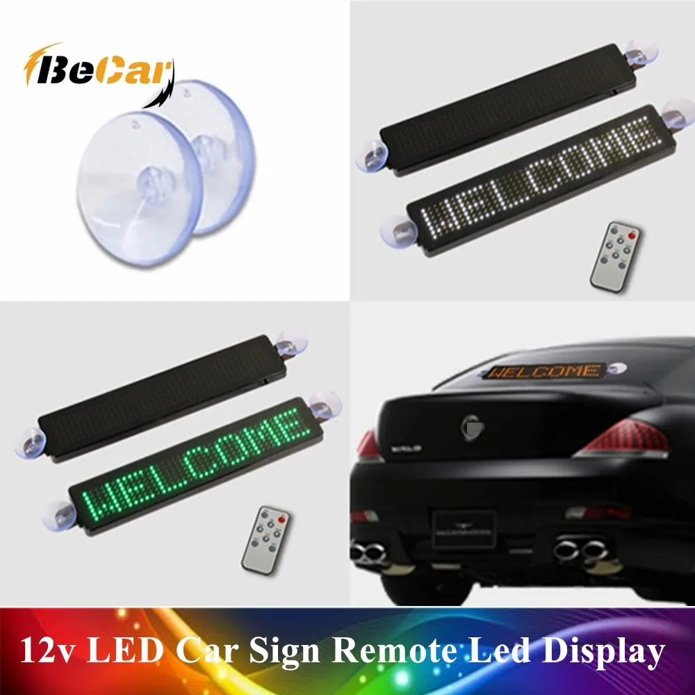 23cm Car English Display Led Screen Programmable Message Board 12v Led Car Sign Remote Control Display Scrolling For Car/Shop
23cm Car English Display Led Screen Programmable Message Board 12v Led Car Sign Remote Control Display Scrolling For Car/Shop