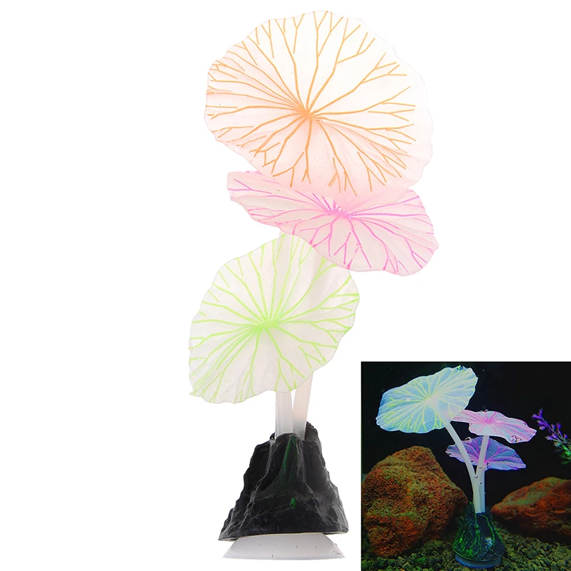 Fluorescent Artificial Coral Reef Glowing Lotus Leaf Mushroom luminous Stones Aquariums Fish Tank luminous Decor Accessories
Fluorescent Artificial Coral Reef Glowing Lotus Leaf Mushroom luminous Stones Aquariums Fish Tank luminous Decor Accessories