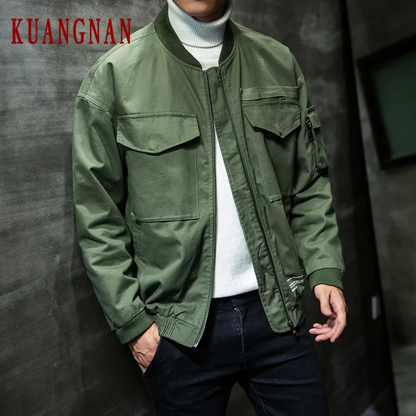 KUANGNAN Military Jacket Men Coat Bomber Jacket Men Japanese Streetwear Men Jacket Coat 2019 Autumn New Windbreaker Hip Hop 5XL
KUANGNAN Military Jacket Men Coat Bomber Jacket Men Japanese Streetwear Men Jacket Coat 2019 Autumn New Windbreaker Hip Hop 5XL