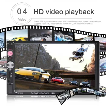 7inch Car Touchscreen MP5 Player 1080P Rearview Reverse Image Video Music Player Radio M8617
7inch Car Touchscreen MP5 Player 1080P Rearview Reverse Image Video Music Player Radio M8617