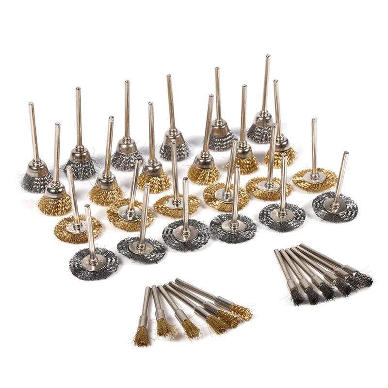 YEODA Superior Quality 36PC Steel Wire Wheel Brushes Buffing Drill Rotary Tools Polishing For Metal Rust Removal Brush
YEODA Superior Quality 36PC Steel Wire Wheel Brushes Buffing Drill Rotary Tools Polishing For Metal Rust Removal Brush