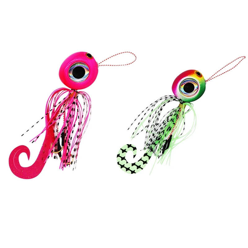 Fishing Bait Artificial Octopus Swimbait with Skirt Tail Rockfish Jigs for Saltwater Fishing Big Game
Fishing Bait Artificial Octopus Swimbait with Skirt Tail Rockfish Jigs for Saltwater Fishing Big Game