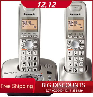 Smart Digital Cordless Phone With Handfree Voice Mail Backlit LCD Fixed Wireless Telephone For Office Home Bussiness
Smart Digital Cordless Phone With Handfree Voice Mail Backlit LCD Fixed Wireless Telephone For Office Home Bussiness