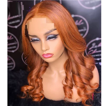 Synthetic Wig Natural Hairline Orange Yellow Wigs For Black Women Machine Weft Made Middle Ratio High temperature Daily Wig
Synthetic Wig Natural Hairline Orange Yellow Wigs For Black Women Machine Weft Made Middle Ratio High temperature Daily Wig
