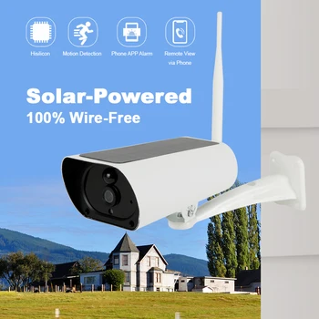 Wifi IP Solar Camera Outdoor Battery Wireless Cam HD 1080P Night Vision PIR Motion Detection Two-Way Audio IP66 Waterproof CCTV
Wifi IP Solar Camera Outdoor Battery Wireless Cam HD 1080P Night Vision PIR Motion Detection Two-Way Audio IP66 Waterproof CCTV