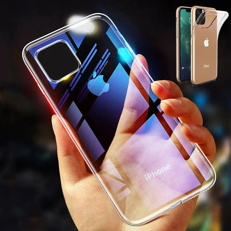 Transparent Ultra Slim Soft Silicone TPU Phone Case Funda For iPhone 12 Mini 11 Pro MAX Clear Back Cover
Transparent Ultra Slim Soft Silicone TPU Phone Case Funda For iPhone 12 Mini 11 Pro MAX Clear Back Cover