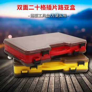 Hand Double Layer Twenty Lattice Two-sided Lure Box Fishing Gear C Paragraph Tool Box Storage Box Capacity Fishing Gear Box
Hand Double Layer Twenty Lattice Two-sided Lure Box Fishing Gear C Paragraph Tool Box Storage Box Capacity Fishing Gear Box