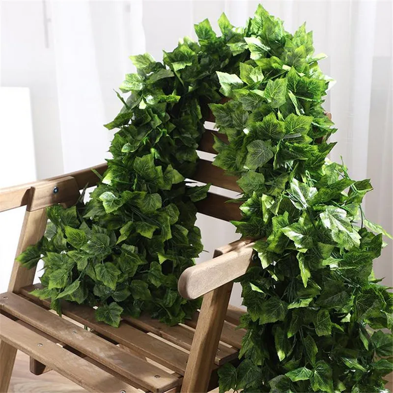 12pcs 200Cm Green Vine Silk Artificial Ivy Hanging Leaf Garland Plants Creeper Leaf Home Decor Wedding Garden Decoration 20#
12pcs 200Cm Green Vine Silk Artificial Ivy Hanging Leaf Garland Plants Creeper Leaf Home Decor Wedding Garden Decoration 20#