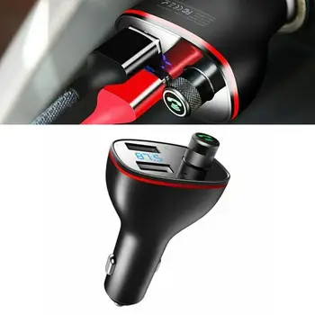 Dual USB Car Charger B300 Bluetooth 4.2 FM Transmitter Current Distribution Charging 3.4A Fast Digital Quick Intelligent
Dual USB Car Charger B300 Bluetooth 4.2 FM Transmitter Current Distribution Charging 3.4A Fast Digital Quick Intelligent