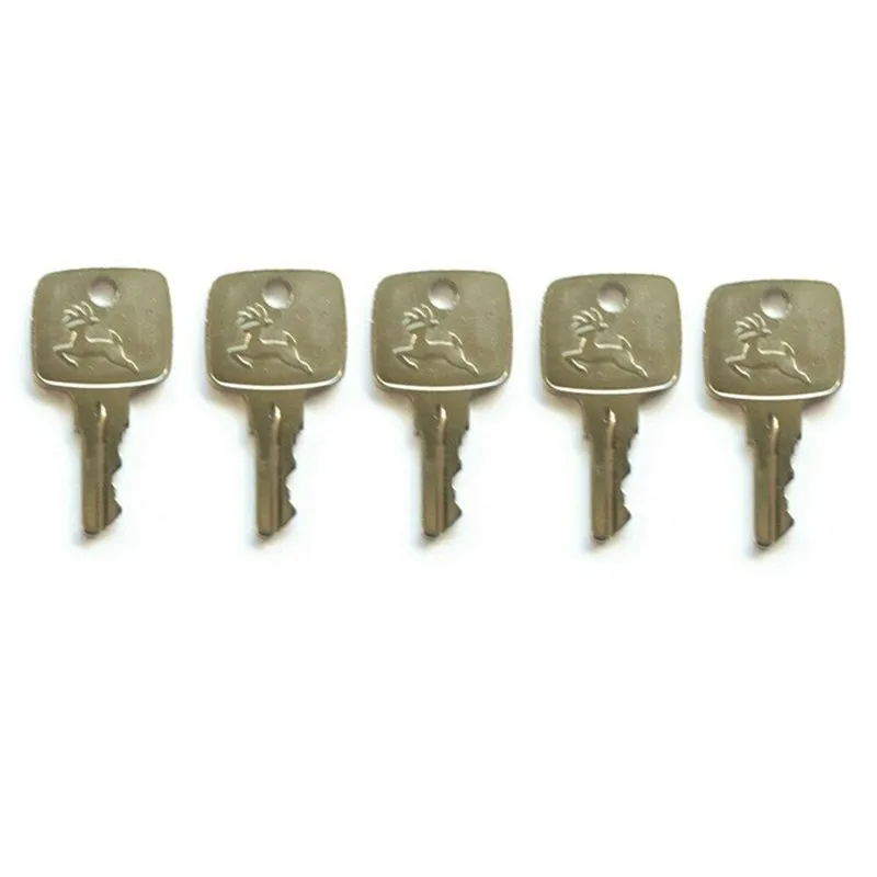 

(5) Ignition Key For John Deere Multiquip Equipment AR51481, AT195302, AT145929 Free Shipping