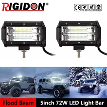 RIGIDON 2PCS 5INCH 72W LED Work Light 12V 24V Car Offroad 4x4WD Truck SUV UTE ATV Car Driving Lights
RIGIDON 2PCS 5INCH 72W LED Work Light 12V 24V Car Offroad 4x4WD Truck SUV UTE ATV Car Driving Lights