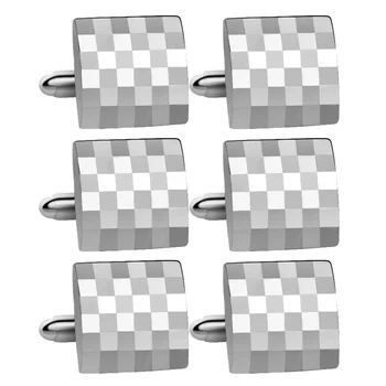 3 Pair of French Shirt Cufflinks Lattice Square Buttons Luxury Wedding Handmade Jewelry DIY Accessories
3 Pair of French Shirt Cufflinks Lattice Square Buttons Luxury Wedding Handmade Jewelry DIY Accessories