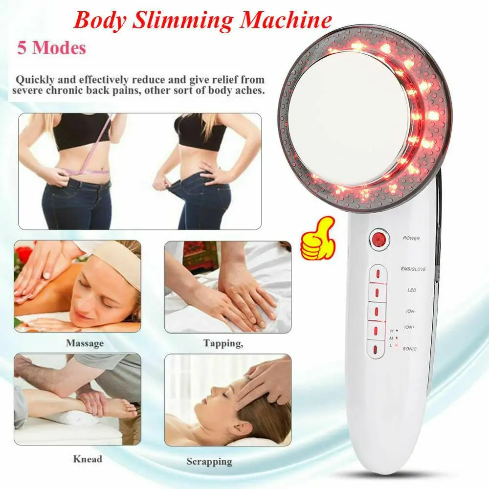 6 in 1 Multifunctional Weight Loss Massager Slimming Machine Handheld Firming Fat Remover Beauty Instrument
6 in 1 Multifunctional Weight Loss Massager Slimming Machine Handheld Firming Fat Remover Beauty Instrument