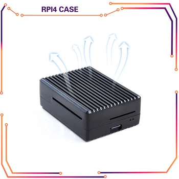 MICROBOT Raspberry Pi 4 Model B Aluminum Alloy Case/ Passive Cooling Shell Metal Enclosure Heat Dissipation for Pi 4B RPI183
MICROBOT Raspberry Pi 4 Model B Aluminum Alloy Case/ Passive Cooling Shell Metal Enclosure Heat Dissipation for Pi 4B RPI183