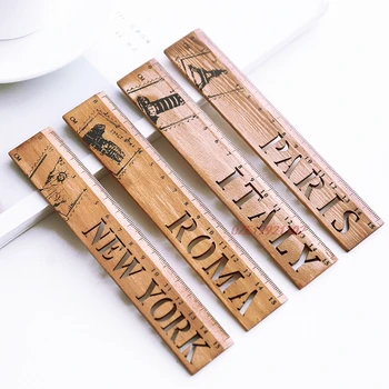 1pcs New York Roma Italy Paris Retro Hollow Wood Ruler Straight Ruler Creative Cute Hollow Letter Log Ruler 15cm
1pcs New York Roma Italy Paris Retro Hollow Wood Ruler Straight Ruler Creative Cute Hollow Letter Log Ruler 15cm