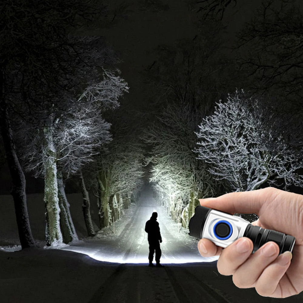 Super Mini Torch Most Powerful LED Mini Flashlight USB 18650 18350 Rechargeable 4*XPG LED IPX6 Waterproof Tactical Flashlights
Super Mini Torch Most Powerful LED Mini Flashlight USB 18650 18350 Rechargeable 4*XPG LED IPX6 Waterproof Tactical Flashlights