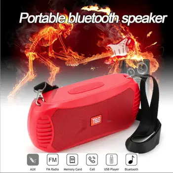 Wireless portable speaker TG TWS ipx4 with strap waterproof, bluetooth column FM broadcast subwoofer original external speaker
Wireless portable speaker TG TWS ipx4 with strap waterproof, bluetooth column FM broadcast subwoofer original external speaker