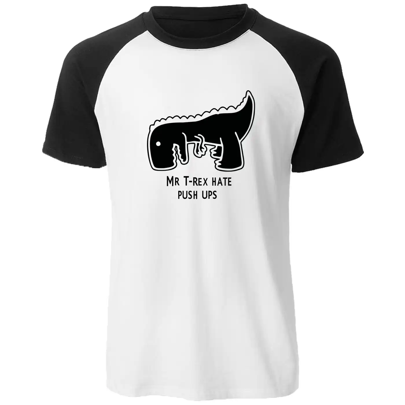 t shirt casual cotton mens tops mr trex hate push ups tee shirt