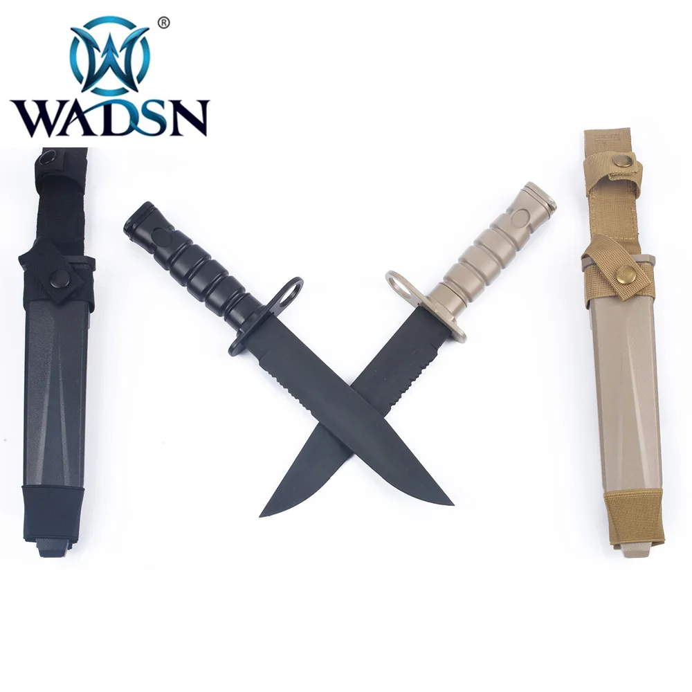 WADSN Tactical Rubber bayonet M10 dummy Outdoor Airsoft Paintball Field Cosplay Plastic Knife Model US Army Dagger MP09003
WADSN Tactical Rubber bayonet M10 dummy Outdoor Airsoft Paintball Field Cosplay Plastic Knife Model US Army Dagger MP09003
