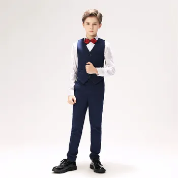 YuanLu Boys Suits 4PCS (Vest+Shirt+Pants+Tie) Formal Suits For Weddings Piano Toddler Dress Clothes Slim Fit
YuanLu Boys Suits 4PCS (Vest+Shirt+Pants+Tie) Formal Suits For Weddings Piano Toddler Dress Clothes Slim Fit