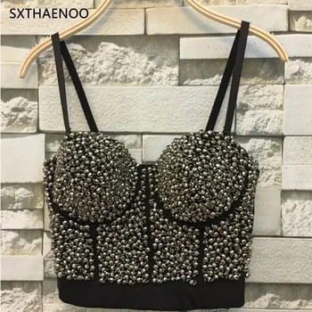 SXTHAENOO Sexy Charming Tube Top Camisole Woman Sexy Tube Top Short Beaded Navel Nightclub Party Banquet Top Sling Vest Corset
SXTHAENOO Sexy Charming Tube Top Camisole Woman Sexy Tube Top Short Beaded Navel Nightclub Party Banquet Top Sling Vest Corset