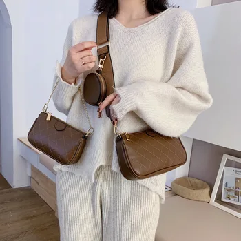 Women Messenger Bag High Quality PU Leather Crossbody 2020 New Style Fashion One Handbags Wide Shoulder Bags Female 
Women Messenger Bag High Quality PU Leather Crossbody 2020 New Style Fashion One Handbags Wide Shoulder Bags Female