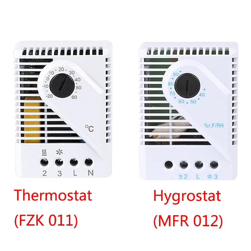 Thermostat Hygrostat FZK011 MFR012 Electrical Box Mechanical Temperature Controller Humidity Controller Fan Heater Cooler
Thermostat Hygrostat FZK011 MFR012 Electrical Box Mechanical Temperature Controller Humidity Controller Fan Heater Cooler