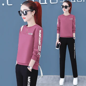 2020 spring women's Casual large size Letter print crop tops+pants suits female fashion plus size 2 piece sets
2020 spring women's Casual large size Letter print crop tops+pants suits female fashion plus size 2 piece sets