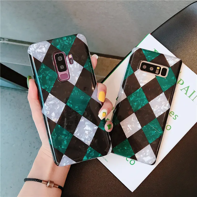 Diamond lattice Shell pattern phone Case For Samsung Galaxy S8 S9 S10 plus lite S10E A8s A9s soft back cover for Galaxy note 8 9
Diamond lattice Shell pattern phone Case For Samsung Galaxy S8 S9 S10 plus lite S10E A8s A9s soft back cover for Galaxy note 8 9