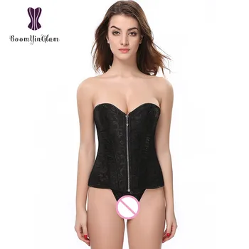 881 Free Shipping 3 Colors Choice Front Zipper Waist Trainer Good Extended Spiral Steel boned Lace Corset
881 Free Shipping 3 Colors Choice Front Zipper Waist Trainer Good Extended Spiral Steel boned Lace Corset