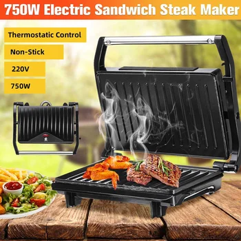 Electric Sandwich Steak Maker Dual Toast Grill Pan Non Stick Waffle Toaster Cake Breakfast Machine Kitchen Tools 750W 220V-240V
Electric Sandwich Steak Maker Dual Toast Grill Pan Non Stick Waffle Toaster Cake Breakfast Machine Kitchen Tools 750W 220V-240V
