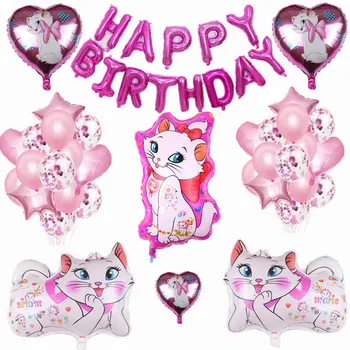 6pcs/set Marie Cat Theme Aluminum Number Balloons Set Baby Girls Birthday Party Decoration Party Supplies Cartoon Foil Balloons
6pcs/set Marie Cat Theme Aluminum Number Balloons Set Baby Girls Birthday Party Decoration Party Supplies Cartoon Foil Balloons