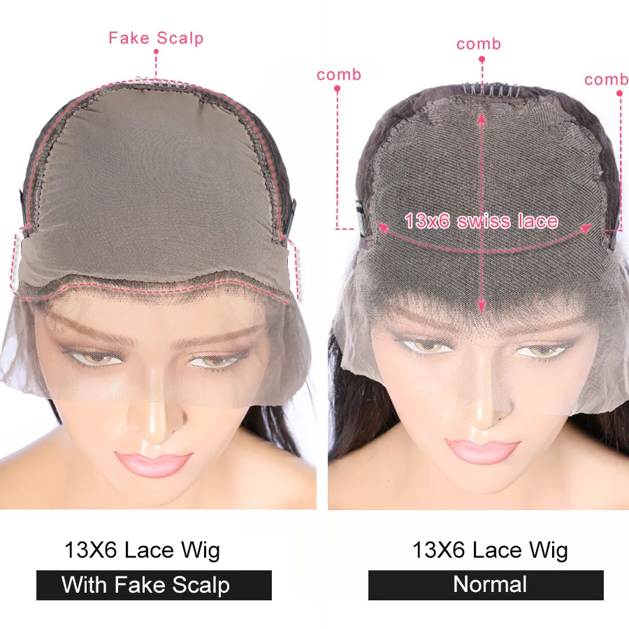 13x6 Fake Scalp
