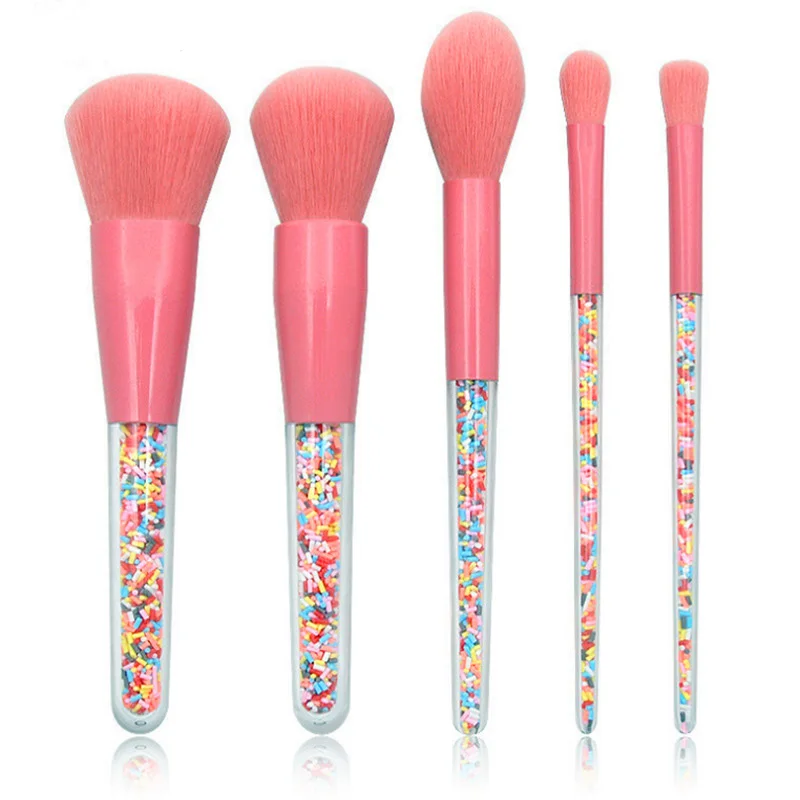 5pcs Pink Rainbow Candy Makeup Brush Set Makeup Brushes Blending Cream Conceaker Foundation Eyeshadow Cosmetic Brushes Kit
5pcs Pink Rainbow Candy Makeup Brush Set Makeup Brushes Blending Cream Conceaker Foundation Eyeshadow Cosmetic Brushes Kit