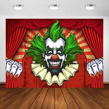 Halloween Backdrop Horror Circus Backdrop for Photography Giant Evil Clown Scary Hallomas Birthday Party Decorations Backdrops
Halloween Backdrop Horror Circus Backdrop for Photography Giant Evil Clown Scary Hallomas Birthday Party Decorations Backdrops