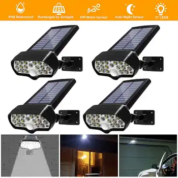 17 LED Solar Light Motion Sensor Wall Light Street Lamp Adjustable Brightness Outdoor Garden Street Lamp IP65 Waterproof
17 LED Solar Light Motion Sensor Wall Light Street Lamp Adjustable Brightness Outdoor Garden Street Lamp IP65 Waterproof