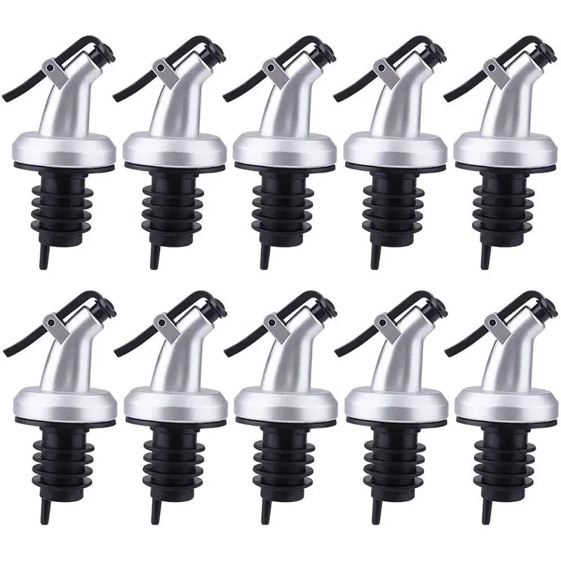 Olive Oil Leakproof Spouts Wine Dispenser Pourer Kitchen Tools Bottle Sealing Nozzle for Cocktails, Parties 10 Pieces
Olive Oil Leakproof Spouts Wine Dispenser Pourer Kitchen Tools Bottle Sealing Nozzle for Cocktails, Parties 10 Pieces