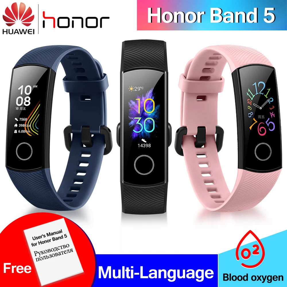 Original Huawei Honor Band 5 Smart Wristband Full Color AMOLED Fitness Band Stylish Watch Faces Smart Heart Rate Sleep Tracker
Original Huawei Honor Band 5 Smart Wristband Full Color AMOLED Fitness Band Stylish Watch Faces Smart Heart Rate Sleep Tracker