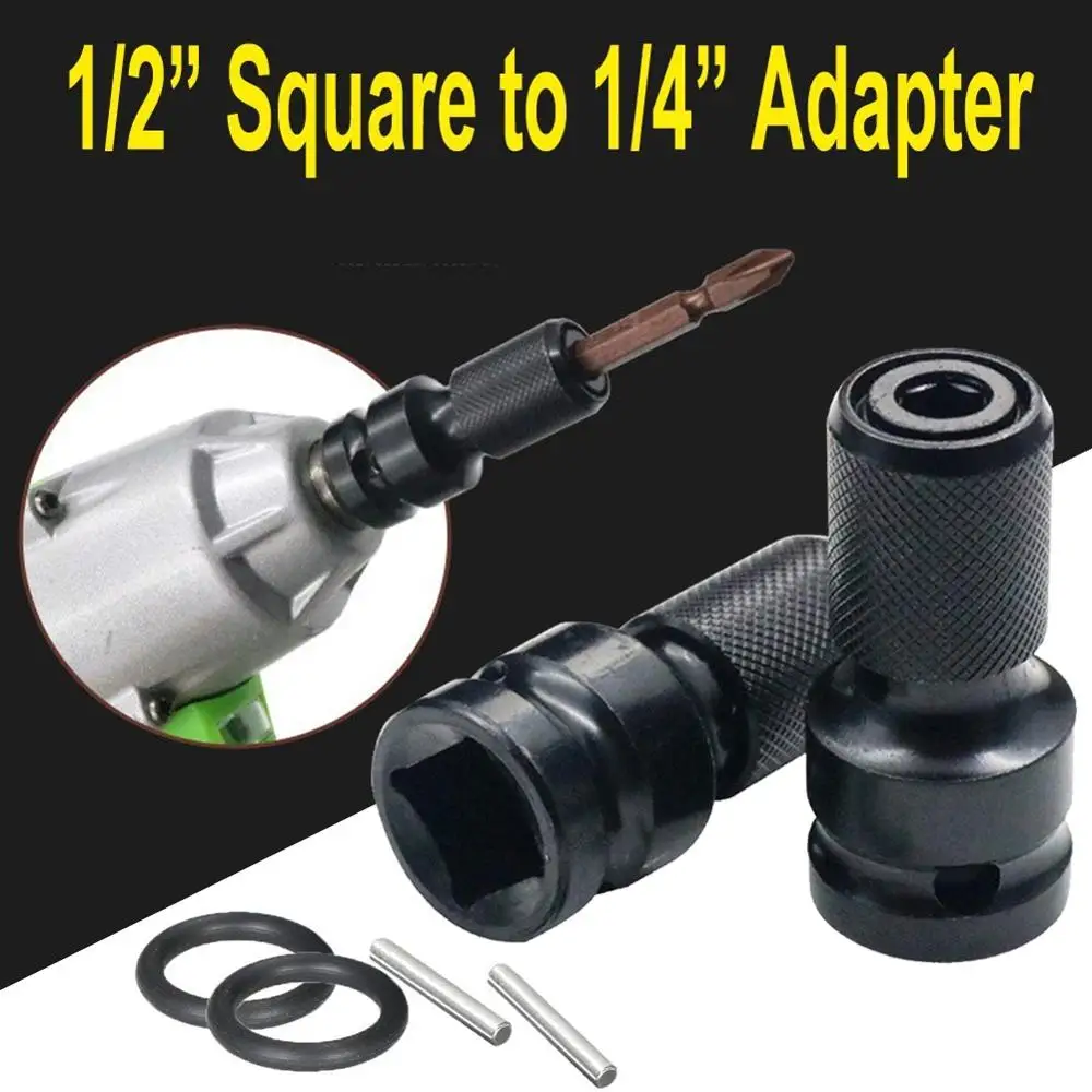 1Set Steel 1/2" Square To 1/4" Hex Ratchet Socket Wrench Socket Adapter Spanner Set Drive Converter Impact Tool 50*23*18mm
1Set Steel 1/2" Square To 1/4" Hex Ratchet Socket Wrench Socket Adapter Spanner Set Drive Converter Impact Tool 50*23*18mm