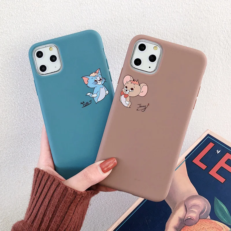 Candy case Tom Jerry telephone cover for iPhone 11 11pro max 6S 6 7 8 Plus soft silicone matte cases for iPhone X XS MAX X 6 S
Candy case Tom Jerry telephone cover for iPhone 11 11pro max 6S 6 7 8 Plus soft silicone matte cases for iPhone X XS MAX X 6 S