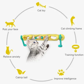 Games Pet Track Ball Funny Training Interactive Playing Intelligence Climbing Suction Cup Cat Toy Amusement Tunnel Bracket
Games Pet Track Ball Funny Training Interactive Playing Intelligence Climbing Suction Cup Cat Toy Amusement Tunnel Bracket