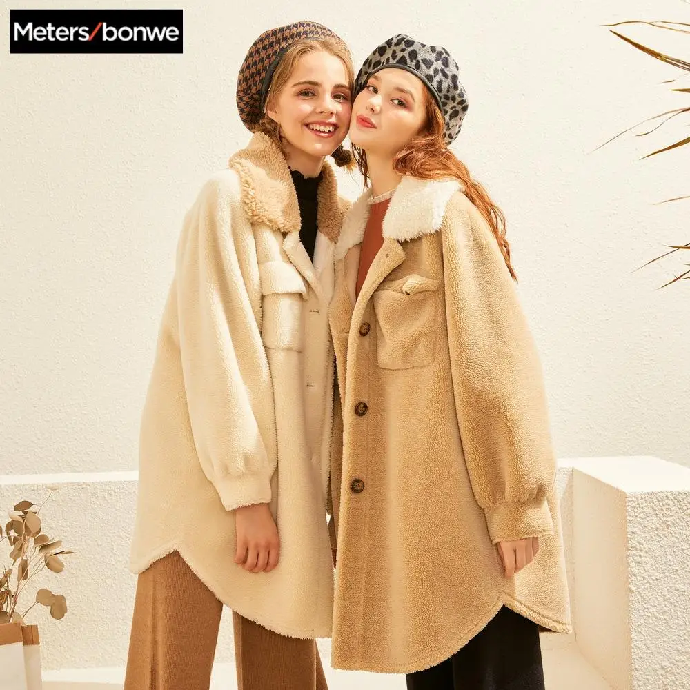 Metersbonwe 2019 Imitate Mink hair Thicke Mid-length Lamb wool Winter Warm Snow Casual Cute Retro elegant Cotton clothing Female
Metersbonwe 2019 Imitate Mink hair Thicke Mid-length Lamb wool Winter Warm Snow Casual Cute Retro elegant Cotton clothing Female