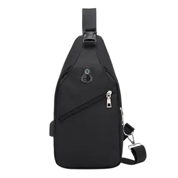 Nylon Chest Pack Shoulder Handbag USB Charge Casual Grey Crossbody Messenger Single Shoulder Strap Pack 2020 
Nylon Chest Pack Shoulder Handbag USB Charge Casual Grey Crossbody Messenger Single Shoulder Strap Pack 2020
