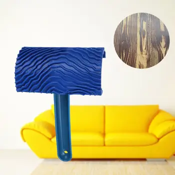 Multifunctional Wood Grain Wall Decorative Paint Roller Brush Blue Handle Tool
Multifunctional Wood Grain Wall Decorative Paint Roller Brush Blue Handle Tool