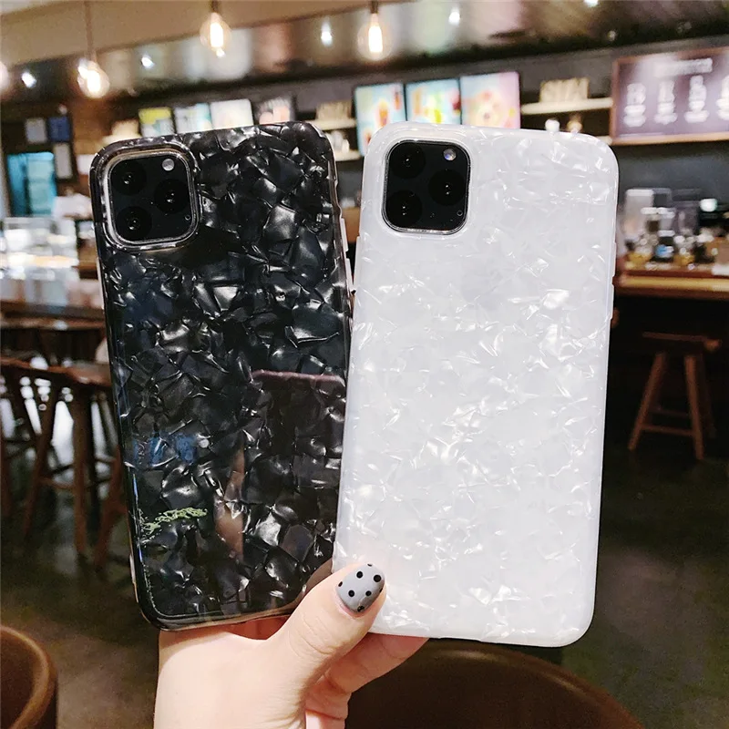Glossy Marble Case For iphone 6 7 8 Plus 11 Pro X XS Max XR Bling Conch Shell Epoxy Silicone Glitter Soft TPU Cover For iPhone 7
Glossy Marble Case For iphone 6 7 8 Plus 11 Pro X XS Max XR Bling Conch Shell Epoxy Silicone Glitter Soft TPU Cover For iPhone 7